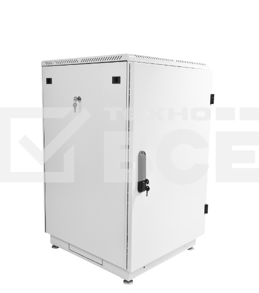 Шкаф телекоммуникационный напольный 18U (600x600) дверь металл (2 места), [ ШТК-М-18.6.6-3ААА ]