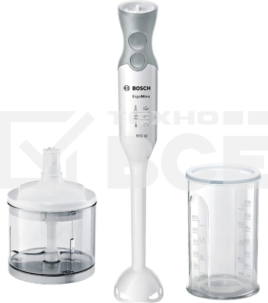 Блендер погружной Bosch MSM66020 600Вт белый