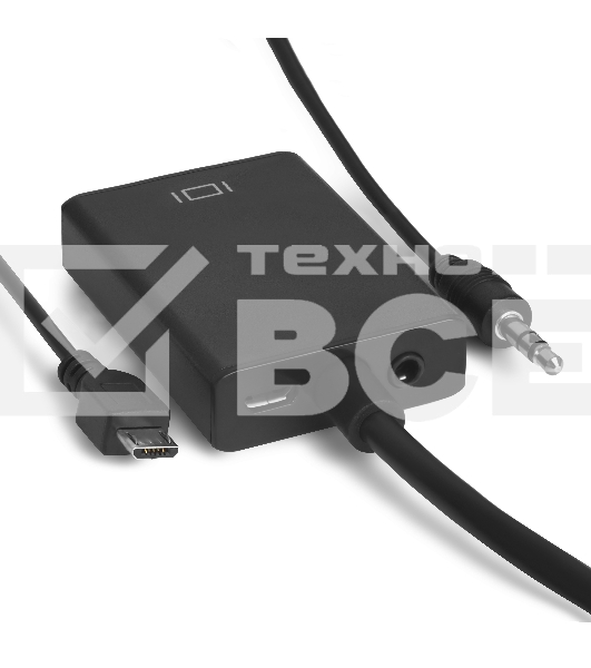Greenconnect Мультимедиа professional конвертер-переходник HDMI > VGA +audio + micro USB для доп.питания, GCR-HD2VGA3 Greenconnect Мультимедиа professional конвертер-переходник HDMI > VGA +audio + micro USB для доп.питания, GCR-HD2VGA3
