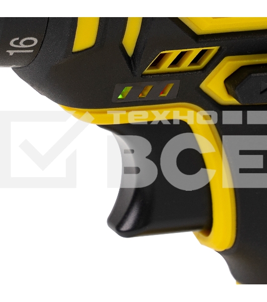 Дрель-шуруповерт аккумуляторная Kolner KCD 16-2L, Аккумуляторная, 16В, 2 АКБ