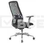 Кресло руководителя Бюрократ MC-915 черный TW-01 38-418 сетка/ткань, крестовина алюминий, фото4