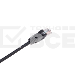 Патч-корд U/UTP, CAT 5e, RJ45-RJ45, 26AWG, ZH нг(А)-HF, черный, 0,3м Rexant, фото3
