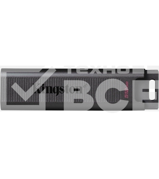 Флеш диск Kingston 512Gb DataTraveler Max <DTMAX/512GB>, USB3.2, up to 1000/900MBs черный
