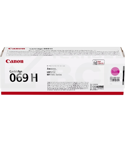 Картридж лазерный Canon 069HM (5096C002/004) пурпурный (5500 стр. повышенной ёмкости) для CANON MF752Cdw/754Cdw, LBP673Cdw