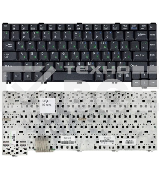 Клавиатура для ноутбука HP Compaq Presario 1200 1600 черная