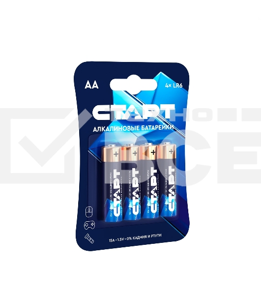 Батарейки СТАРТ LR6-BL4 40/720 (4 шт)