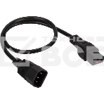 Шнур питания Lanmaster LAN-PP13L/14-5.0-BK C13-С14 проводник.:3x0.75мм2 5м 220В 10А черный, фото3