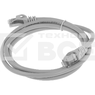 Патч-корд Premier PP6-1.5M 10000Гбит/с FTP 4 пары cat.6 CCA molded 1.5м серый RJ-45 (m)-RJ-45 (m)