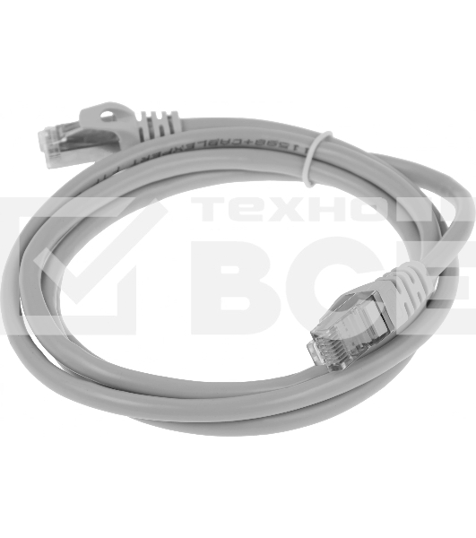 Патч-корд Premier PP6-1.5M 10000Гбит/с FTP 4 пары cat.6 CCA molded 1.5м серый RJ-45 (m)-RJ-45 (m)