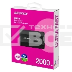 Внешний накопитель SSD ADATA 2Tb SD810 USB Type-C (2000/2000 Mb/s) metal case black (SD810-2000G-CBK), фото2