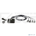 Переключатель KVM 2-Port USB FHD HDMI Cable KVM Switch, фото2