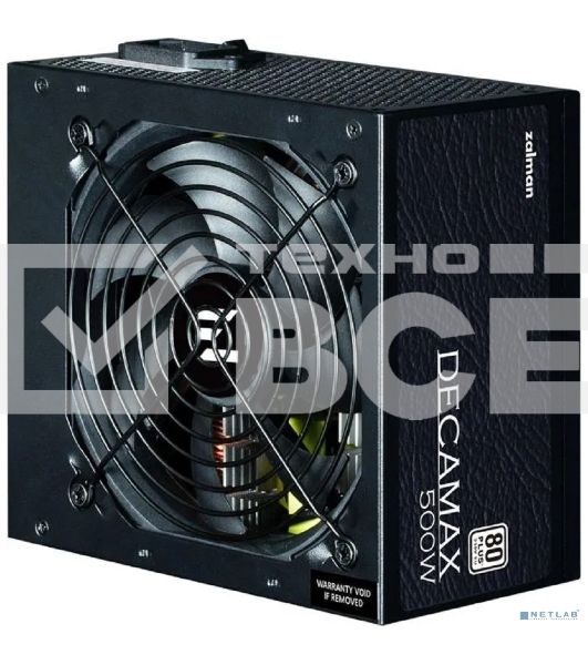 Блок питания Zalman ZM500-LX3, 500Вт, 80 PLUS, 120мм, черный