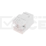 Модуль Keystone Rexant Jack RJ-45(8P8C), UTP неэкранированный, CAT 5e, тип 180 градусов, белый PRO, фото5