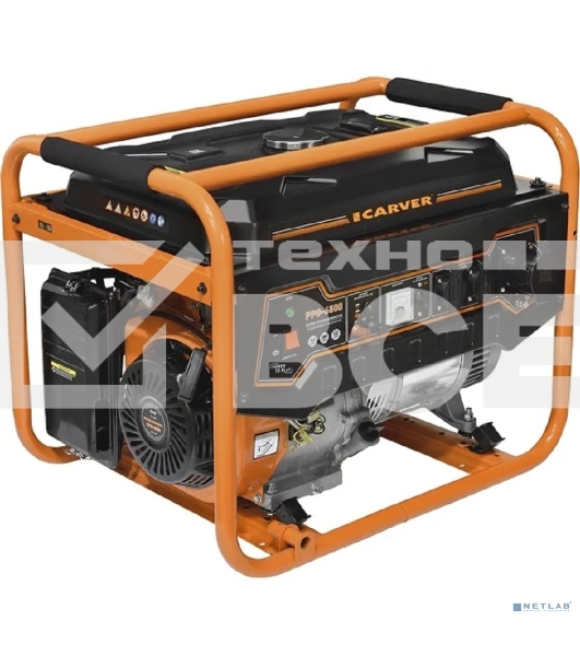 Электрогенератор бензиновый Carver PPG- 6500, 5.5 кВт, 74 дБ, 79 кг