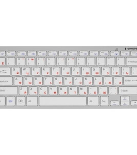 Комплект клавиатура+мышь Gembird KBS-7001-RU беспроводной, USB, 1600 DPI, белый