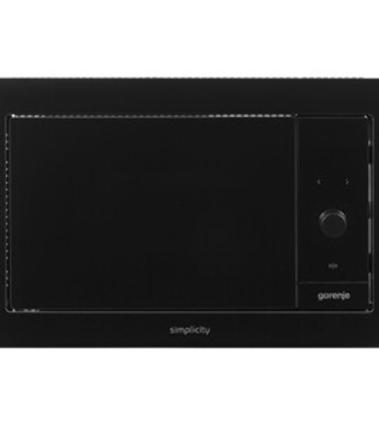 Встраиваемая микроволновая печь GORENJE BM235G1SYB черный, 23 л, 900 Вт, переключатели - сенсор, поворотный механизм