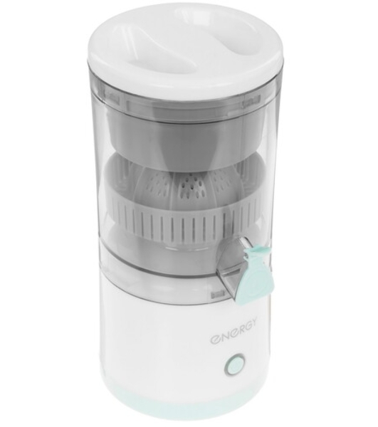 Соковыжималка ENERGY EN-227USB черный/серебристый, цитрусовая, 80 Вт, 300 мл, механическое