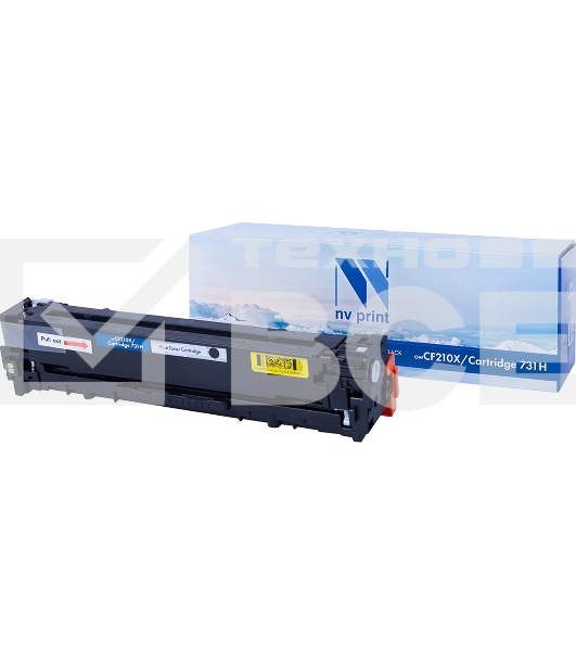 Картридж лазерный NVPrint совместимый HP CF210A/Canon 731 Black для LaserJet Color Pro M251n/M251nw/M276n/M276nw/Canon LBP-7100Cn/7110Cw (1600k)