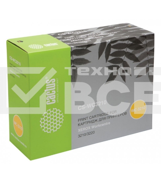 Картридж лазерный Cactus CS-WC3210 (106R01485) черный (2000 стр.) для Xerox WorkCentre 3210/3220X