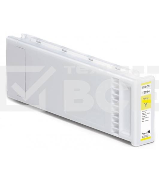 Струйный картридж EPSON C13T694400 для SC-T3000/T5000/T7000 UltraChrome XD Yellow T694400 700 мл