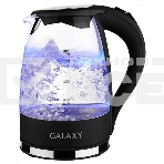 Чайник электрический Galaxy Line GL 0552, черный, стекло, 2200 Вт, 1,7 л, LED-подсветка, шкала уровня воды, корпус из термостойкого стекла, фото9