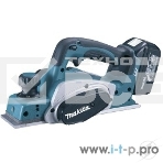 Рубанок Makita DKP180Z Рубанок ак,{18В,Li-ion,14000об\м,ширина-82мм,глуб-2мм,3.4кг,чем,парал упор,б\ак, з\у}, фото2