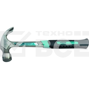 Молоток-гвоздодер Gross 10470 570 гр, цельнокованый, двухкомпонентная рукоятка