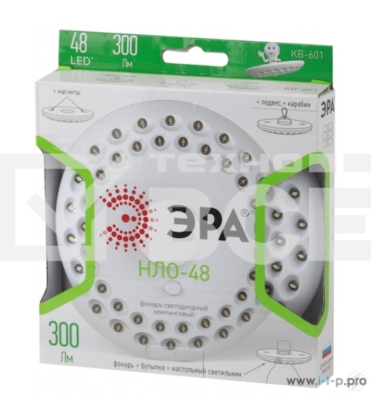 Фонарь ЭРА KB-601кемпинговый нло-48 48xLED 3xАА кор