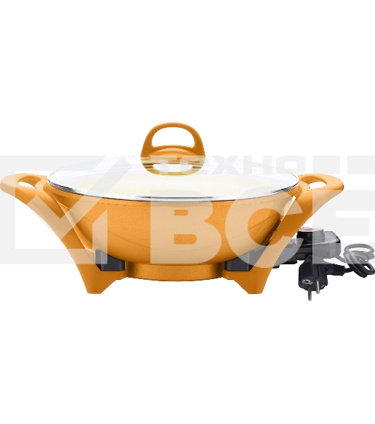 Электросковорода Sakura SA-7707G 1400Вт 32-11см ВОК гранит
