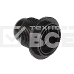 Патрон карболитовый с кольцом Е27 черный c этикеткой Rexant, фото 1