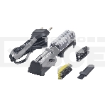 Электробритва Galaxy Line GL 4200, черный, аккумуляторная, сетки из ультратонкой японской стали, два независимых подвижных лезвия, плавающая головка, возможность промывки блока ножей и сеток, встроенный триммер для подравнивания висков, индикатор заряда, реверсная работа ножей, время непрерывной работы 45мин, дополнительный режущий блок и сетка в комплекте, щетка для чистки, фото6