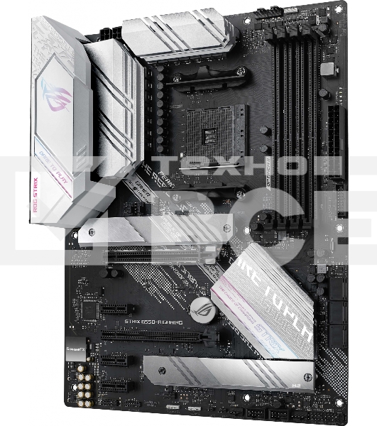 Материнская плата ASUS ROG STRIX B550-A GAMING, AM4, AMD B550, 4xDDR4, 6xSATA, 2xM.2, 1xPCI-E 4.0 x16, 1xPCI-E 3.0 x16, 3xPCI-E x1, 1xHDMI, 1xDP, 1x 2.5Gb LAN, 4xUSB 3.2 Gen 1, 1xUSB 3.2 Gen 2, 1xUSB-C 3.2 Gen 2, 5x3.5 мм, 7.1, ATX