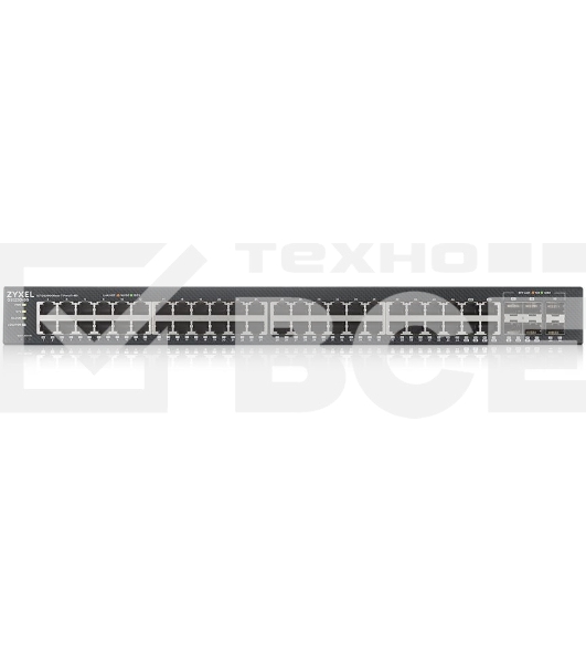 Гибридный L2 коммутатор Zyxel NebulaFlex Pro GS2210-50, rack 19