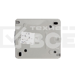 Выключатель двухклавишный KRANZ INDUSTRIAL открытой установки, IP54 серый, фото4