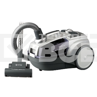 Пылесос Vitek VT-1833-01-PR жемчужный, 400/1800 Вт, уборка сухая, пылесборник контейнер, аквафильтр 3.5 л