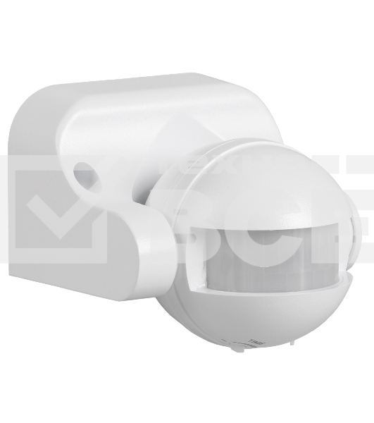 Детектор движения ДД 009 1100Вт угол. обз. 180град. IP44 бел. ИЭК LDD10-009-1100-001