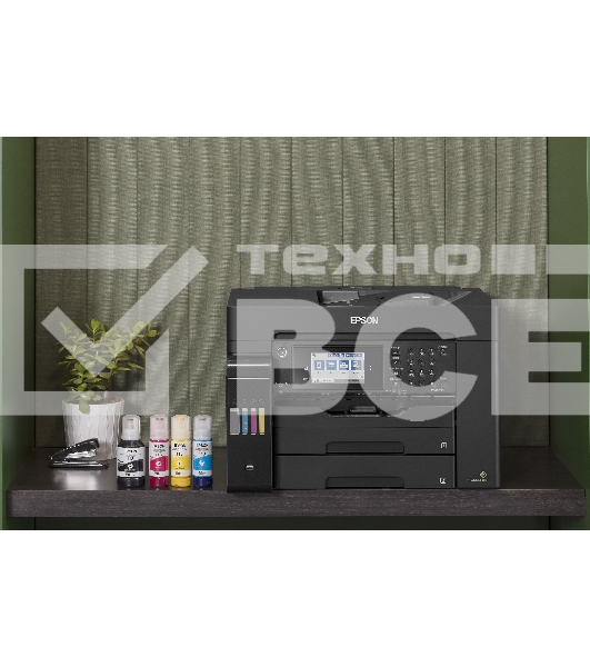 МФУ струйный Epson L15150, (A3, ADF, duplex, 35 стр./мин., Ethernet, Wi-Fi черный)