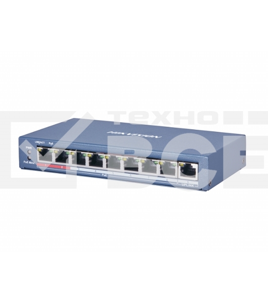 Коммутатор 9PORT 100M 8POE DS-3E0109P-E(C) HIKVISION