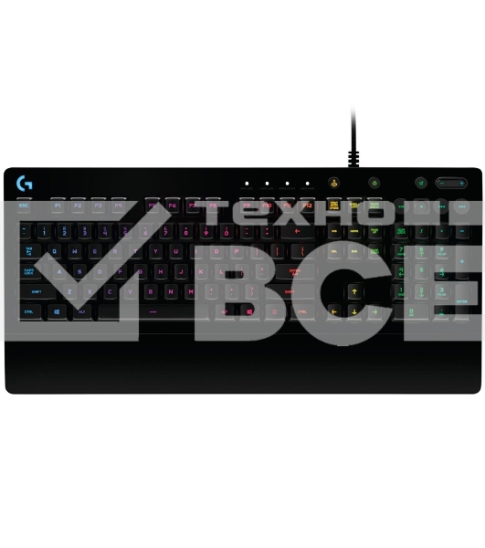 Клавиатура Logitech G213 Prodigy черный USB 2.0 Multimedia Gamer LED (подставка для запястий)