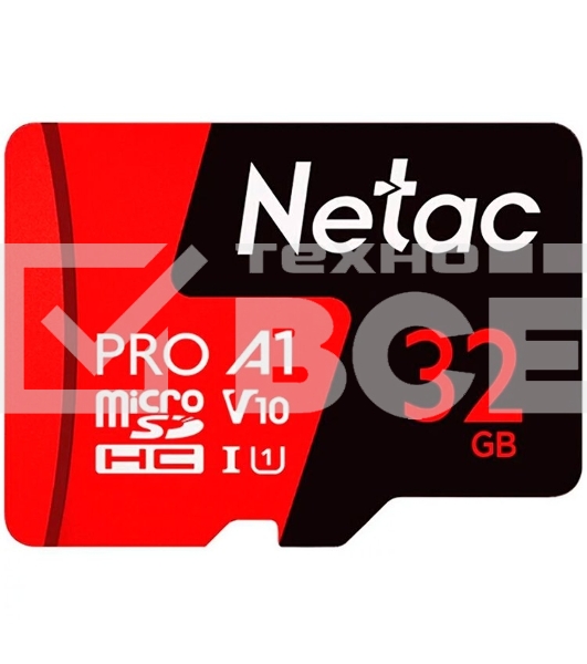 Флеш карта MicroSD card Netac P500 Extreme Pro 32GB, retail version w/o SD adapter
