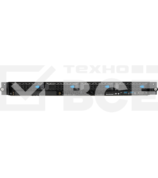 Платформа Asus RS300-E11-RS4 1U, LGA1200, 4xDDR4, 4x3.5 (1xSFF8643, 2xOcuLink on the backplane,), DVDRW, 2x1GbE, 1xM.2 SATA/PCIE 2280, optional ASMB10-iKVM, HDMI (from CPU), 2x450W