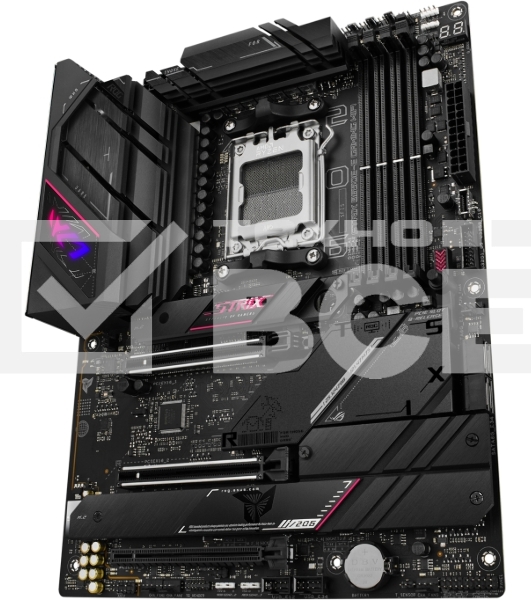 Материнская плата ASUS ROG STRIX B650E-E GAMING WIFI, AM5, AMD B650, 4xDDR5, 4xSATA, 4xM.2, 1xPCI-E 4.0 x4, 1xPCI-E 5.0 x8, 1xPCI-E 5.0 x16, 1xDP, 1xHDMI, 1x 2.5Gb LAN, 4xUSB-A 3.2 Gen 2, 6xUSB-A 3.2 Gen 2, 1xUSB-C 3.2 Gen 2, 1xUSB-C 3.2 Gen 2x2, 5x3.5 мм