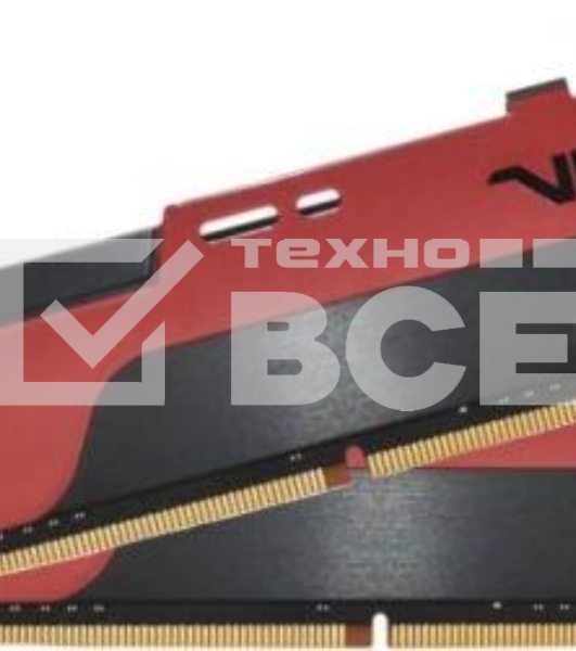 Оперативная память Patriot Viper Elite II, DDR4, 16GB (2x8 GB), 4000 MHz, CL20, радиатор, красный, чёрный