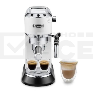 Кофеварка эспрессо DeLonghi EC685.W белый, исп. кофе - молотый/чалды, 1.1 л, 1350 Вт, 15 Бар.