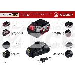 Дрель-шуруповерт аккумуляторная Зубр ДШУ-185-22, Аккумуляторный, 18В, 2 АКБ, Ударный, Кейс, фото11