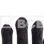 Перчатки из синтетической нити, ПВХ точка, 13 класс, черные, XL Россия, фото3