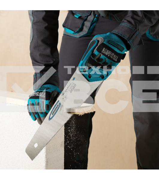 Ножовка по дереву Gross 'PIRANHA', 400 мм, 11-12 TPI, зуб - 3D, каленый зуб, 2-х комп. рук-ка 24110