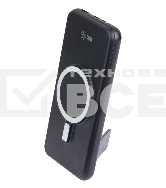 Портативный аккумулятор Cactus CS-PBFSRT-10000_MAK 10000mAh 3A 1xUSB беспров.зар. черный