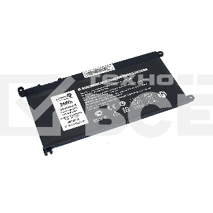 Аккумуляторная батарея Amperin для ноутбука Dell 15-5538 11.4V 2200mAh AI-5538