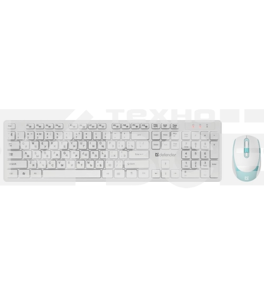 Клавиатура + мышка Defender AUCKLAND C-987 RU WHITE